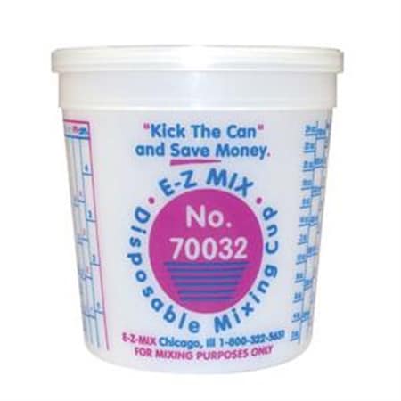 E-Z Mix 1 Quart Disposable Mixing Cups 100/Box 70032